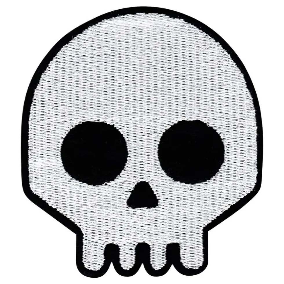 Stofmærke Emoji Kranium