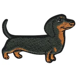 Stofmærke Hund Gravhund