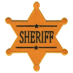 Stofmærke Sheriff-Stjerne