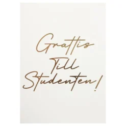 Stort Kort Tillykke Med Studenterhuen