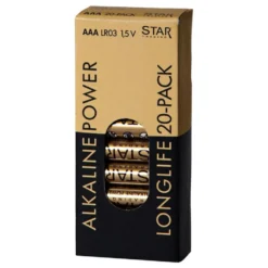 ST Power Alkaline AAA-batterier