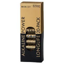 ST Power Alkaline AA-Batterier