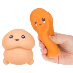 Stressbold Penis med Ansigt