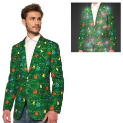 Suitmeister Christmas Green Tree Light Up Jakkesæt