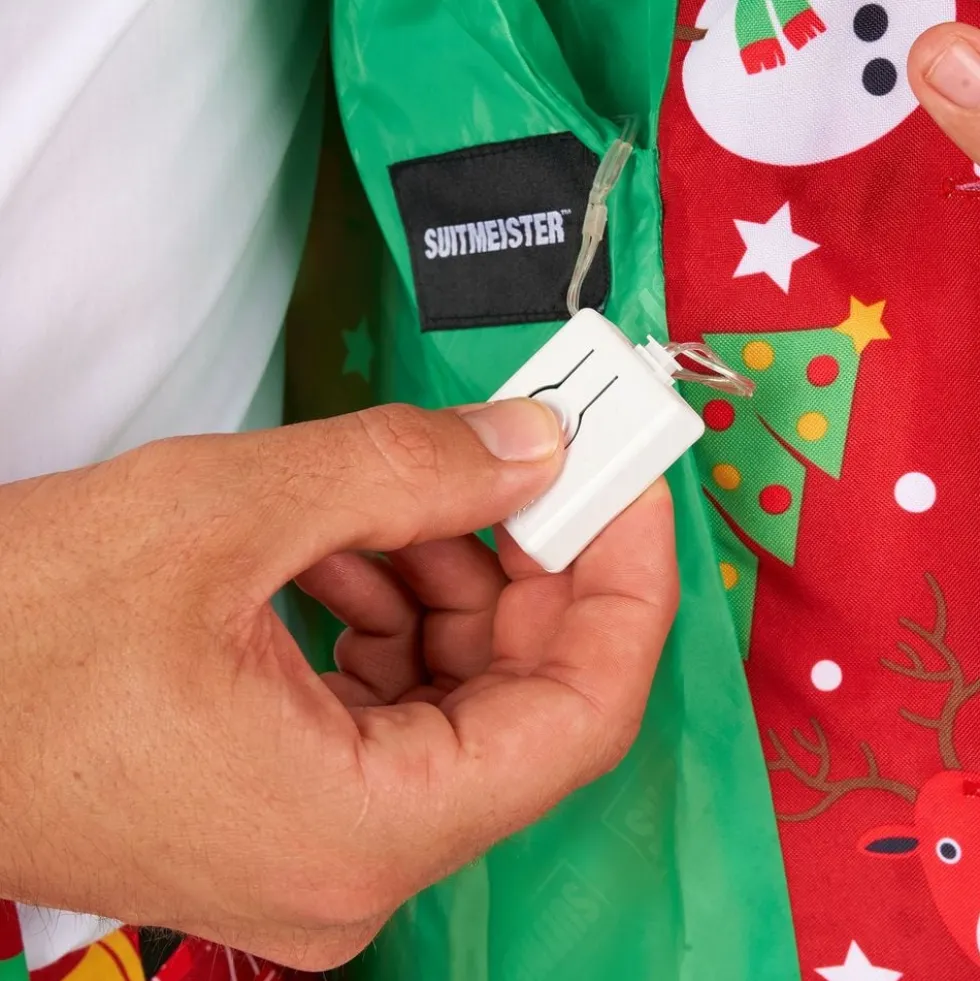 Suitmeister Christmas Red Icons Light Up Kostume