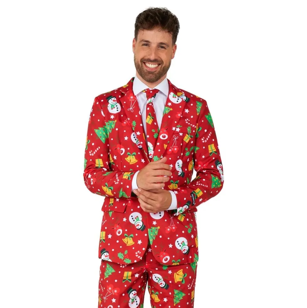 Suitmeister Christmas Red Icons Light Up Kostume