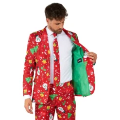 Suitmeister Christmas Red Icons Light Up Kostume