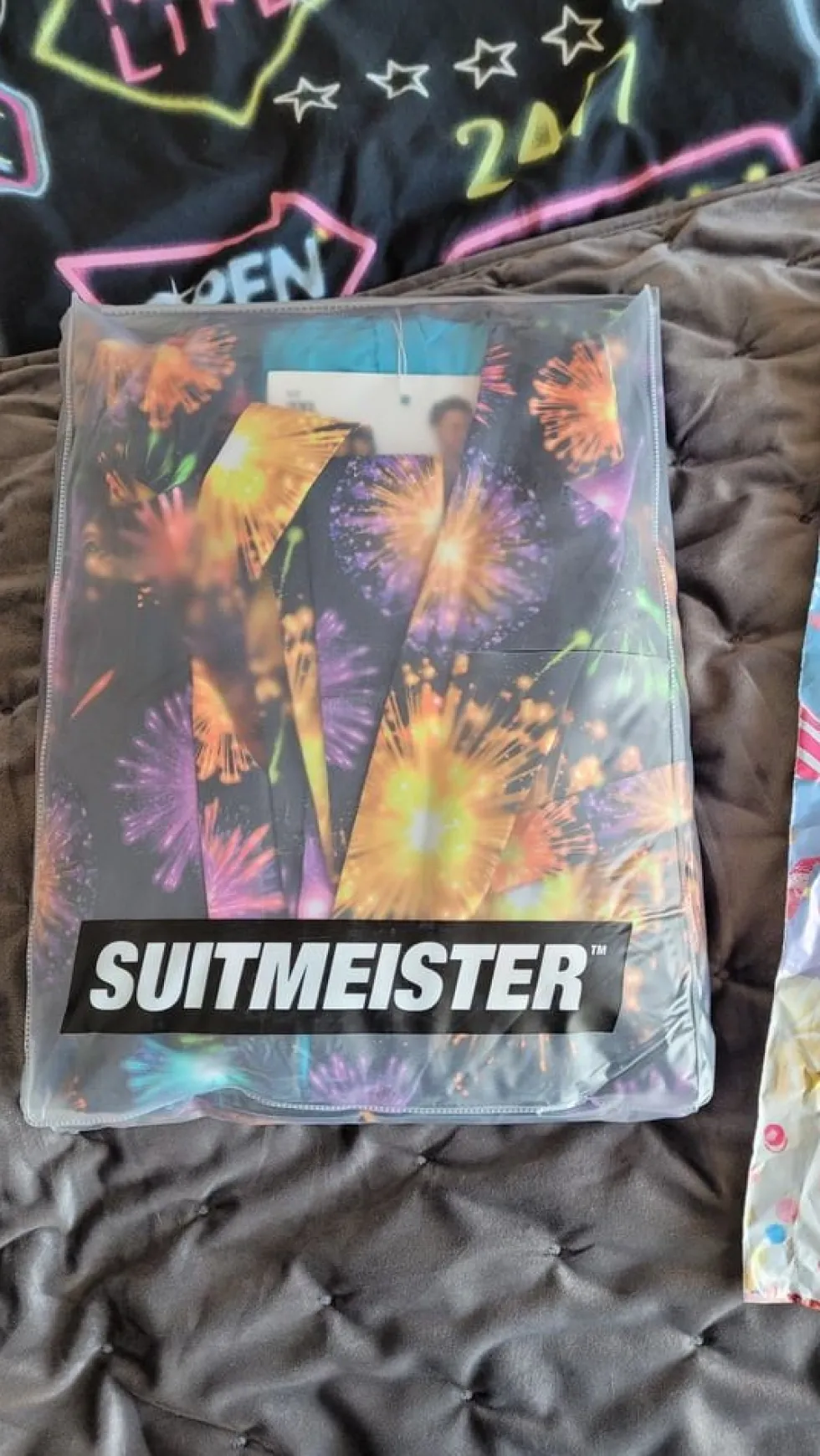 Suitmeister Fireworks Black Jakkesæt