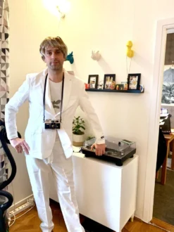 Suitmeister Hvidt Jakkesæt