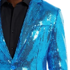 Suitmeister Pailletblazer Blå