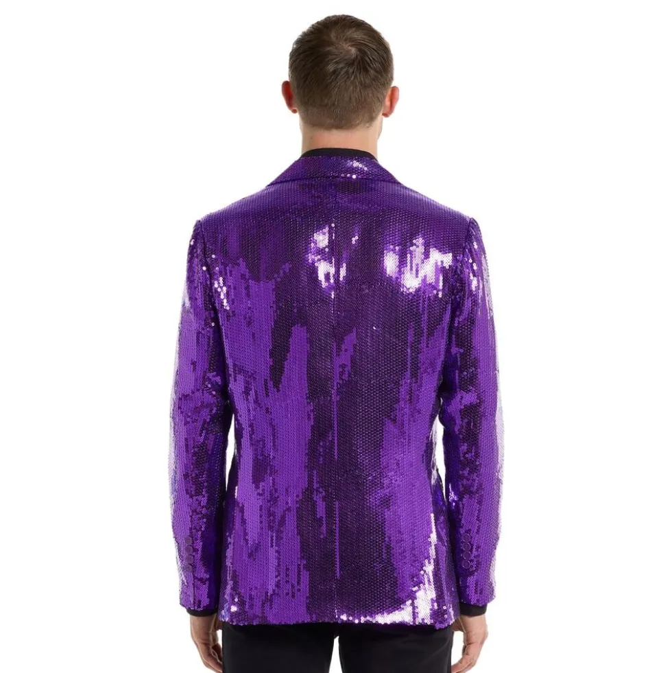 Suitmeister Pailletblazer Lilla