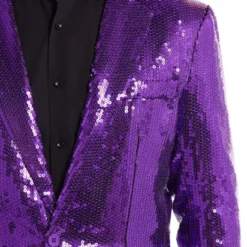 Suitmeister Pailletblazer Lilla