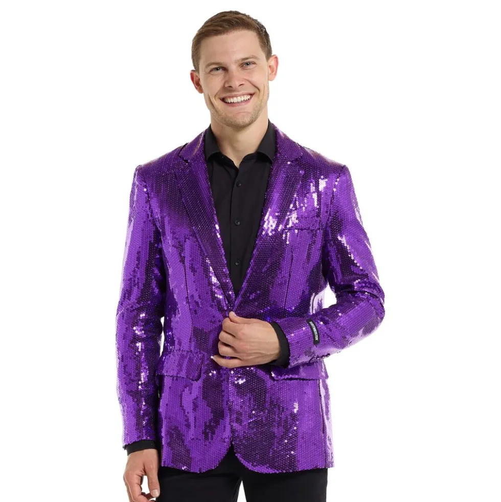 Suitmeister Pailletblazer Lilla