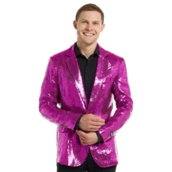 Suitmeister Pailletblazer Lyserød