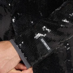 Suitmeister Pailletblazer Sort