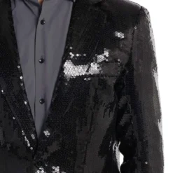 Suitmeister Pailletblazer Sort