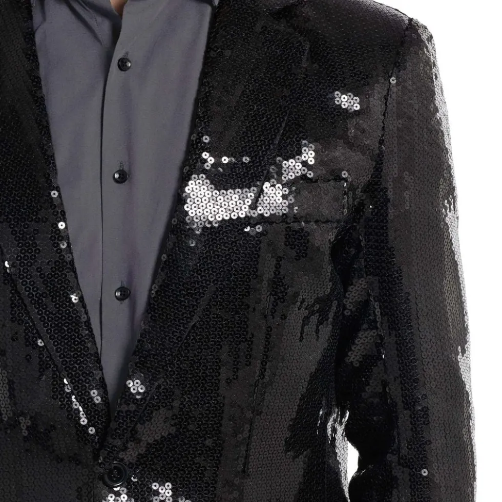 Suitmeister Pailletblazer Sort
