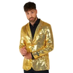 Suitmeister Pailletjakke Gold
