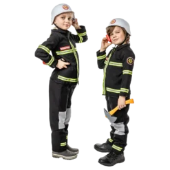 Svensk Brandmand Børnekostume