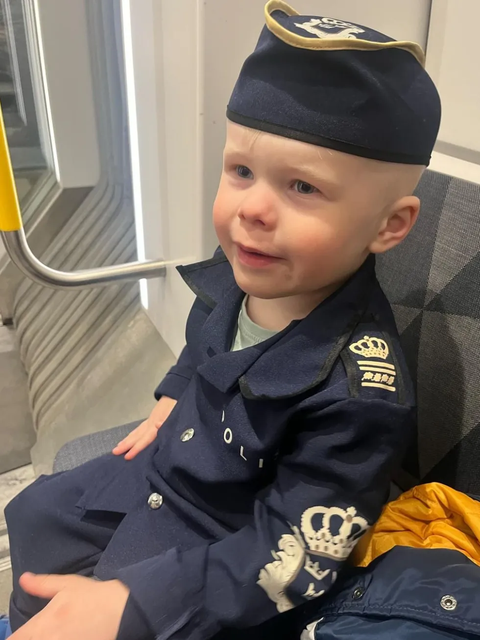 Svensk Politi Børnekostume