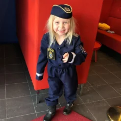 Svensk Politi Børnekostume