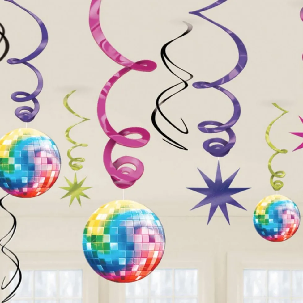 Swirls Disco Hængende Dekoration