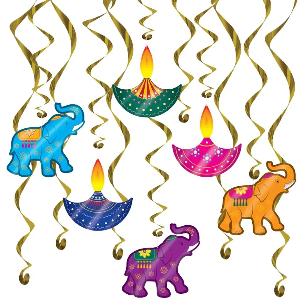 Swirls Diwali Hængende Dekoration