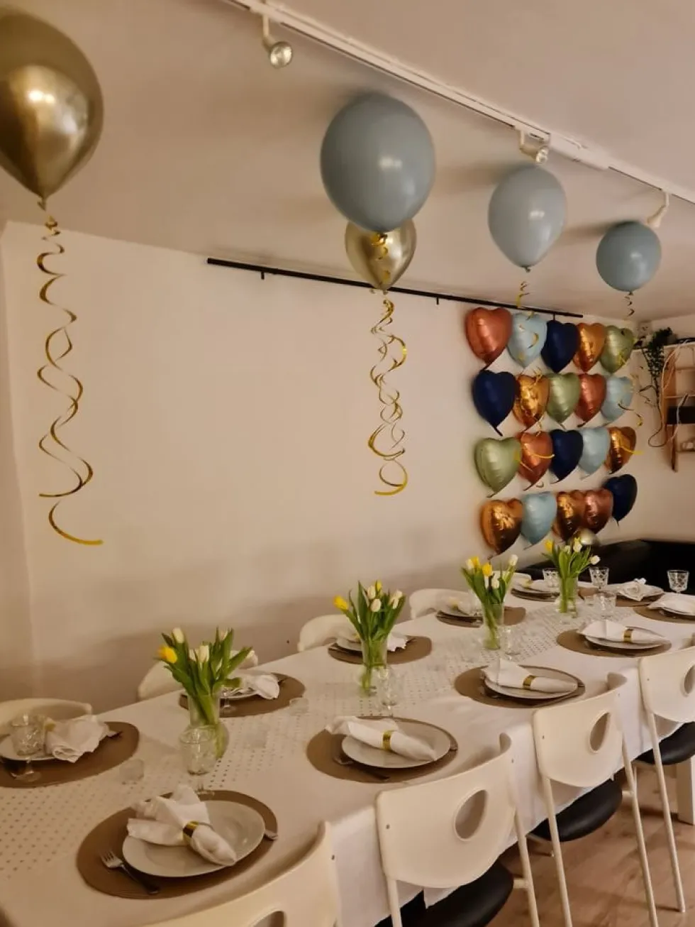 Swirls Guld Hængende Dekoration