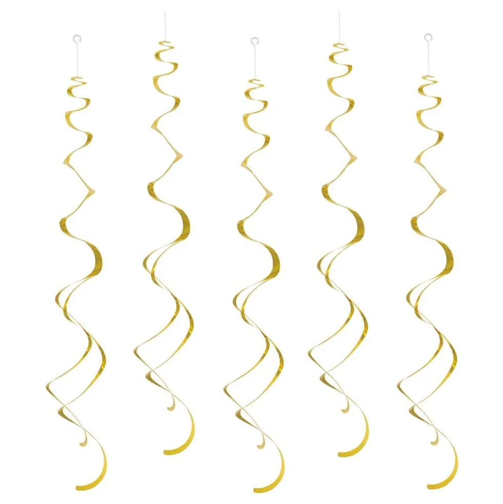Swirls Guld Hængende Dekoration