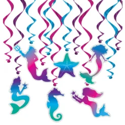 Swirls Havfrue Hængende Dekoration