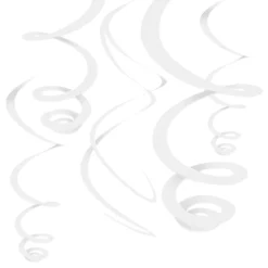 Swirls Hvid Hængende Dekoration