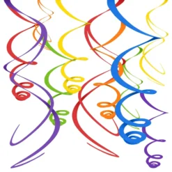 Swirls Regnbuefarvet Hængende Dekoration