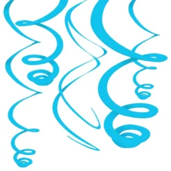 Swirls Turkis Hængende Dekoration