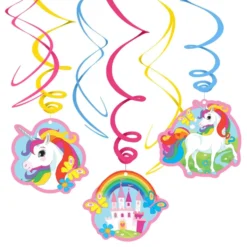 Swirls Unicorn Hængende Dekoration