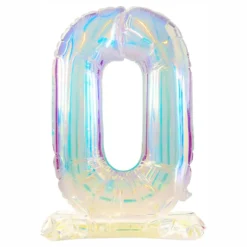 Talballoner på stativ Iridescent
