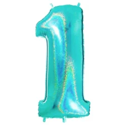 Talballon Glitter Turkis