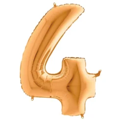 Talballon Guld Metallic