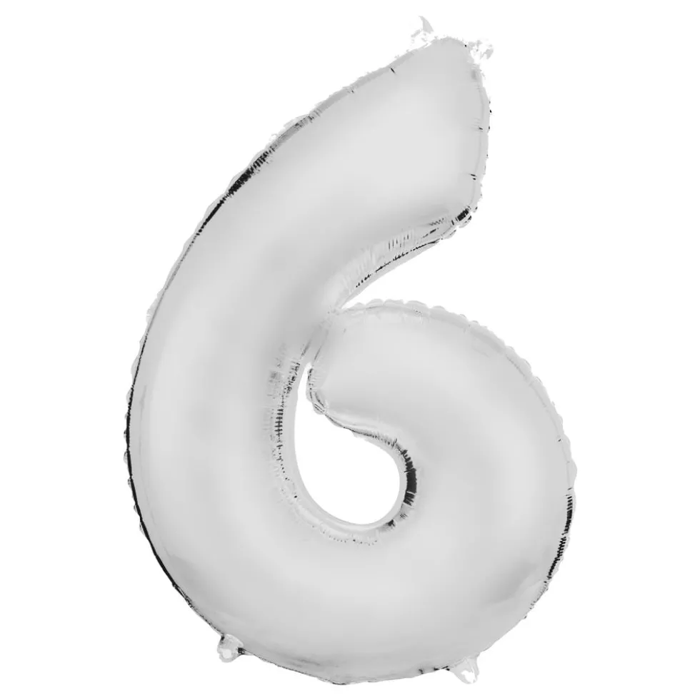 Talballon Hvid Satin