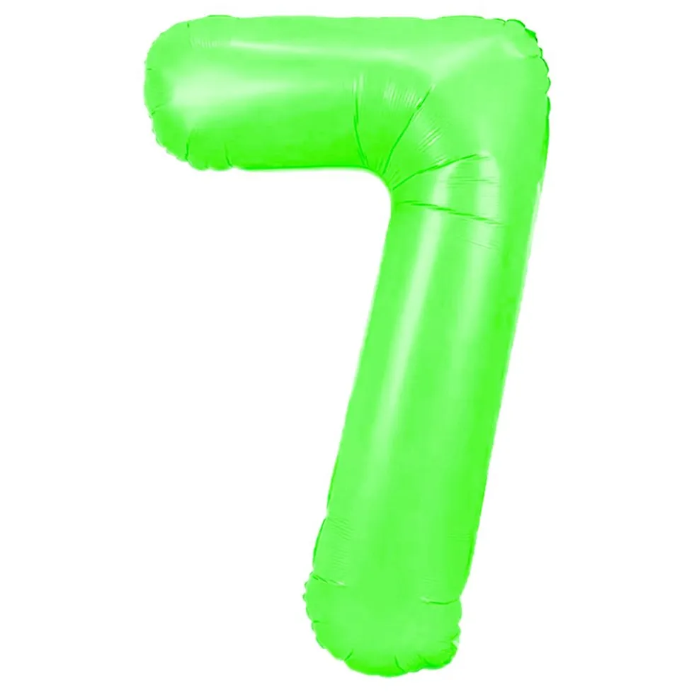 Talballon Neongrøn
