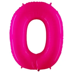 Tal-ballon Neon Lyserød