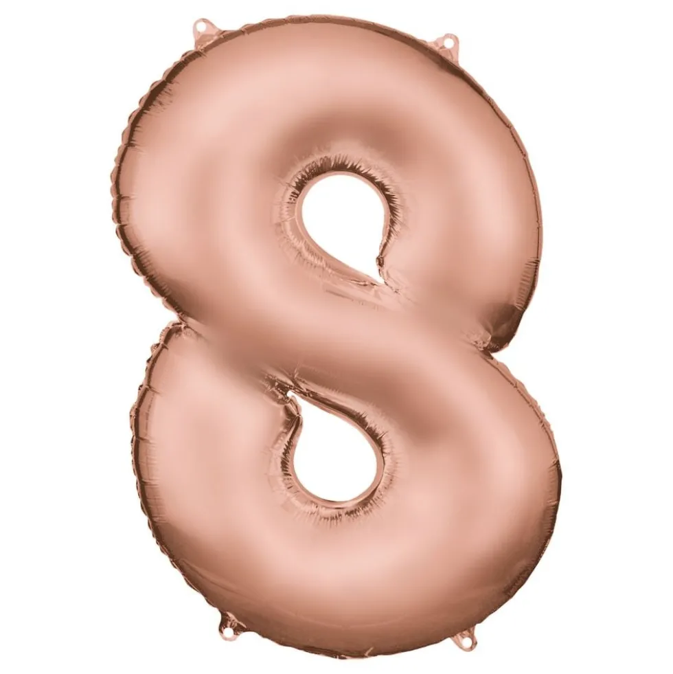Talballon Roséguld Satin