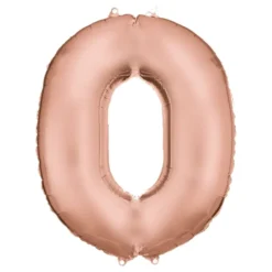 Talballon Roséguld Satin
