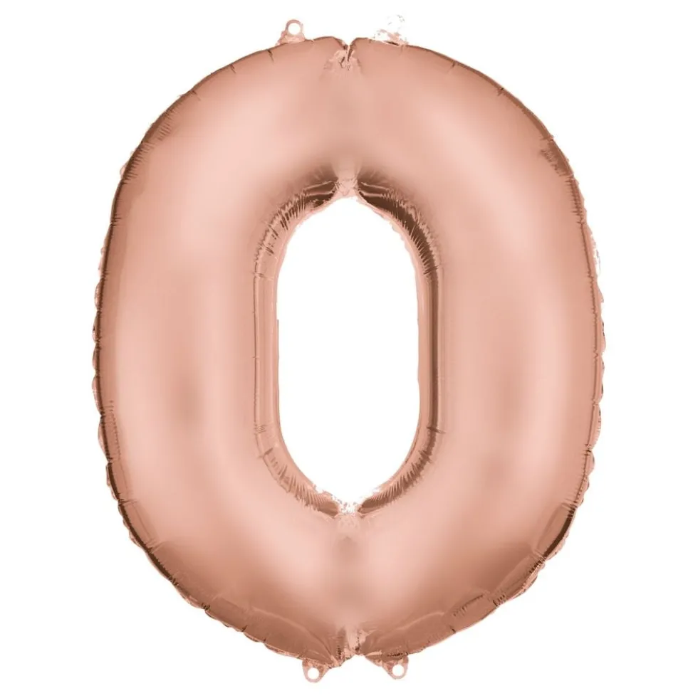 Talballon Roséguld Satin