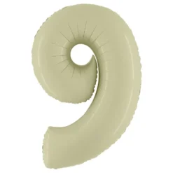 Talballon Satin Olive Green