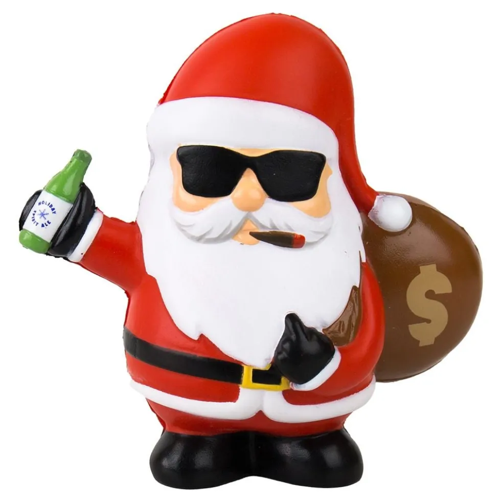 Talende Stressbold Bad Santa