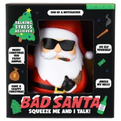 Talende Stressbold Bad Santa