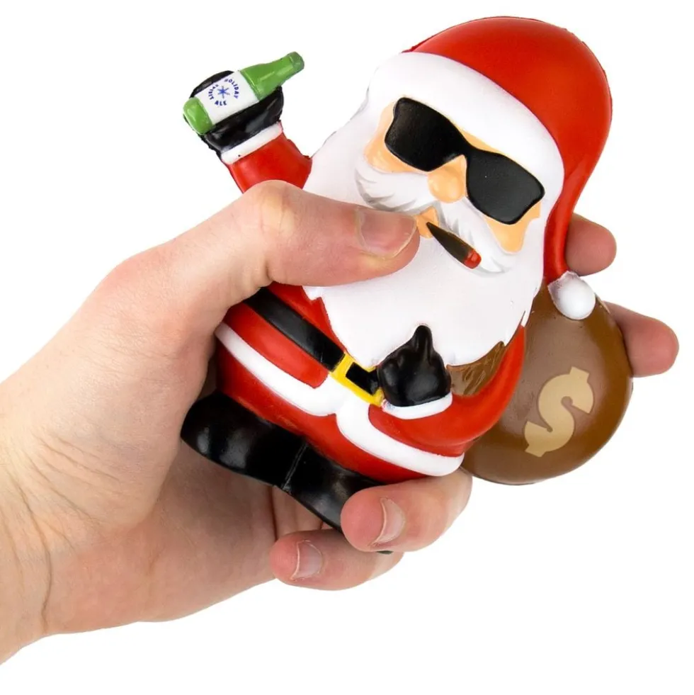 Talende Stressbold Bad Santa