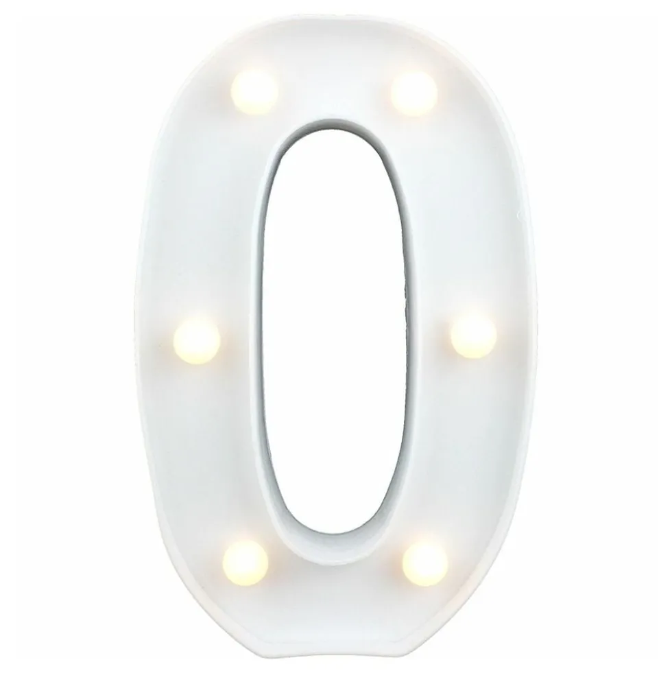 Tal Hvid med LED-belysning
