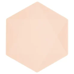 Tallerkener Sekskantede Vert Decor Abrikos