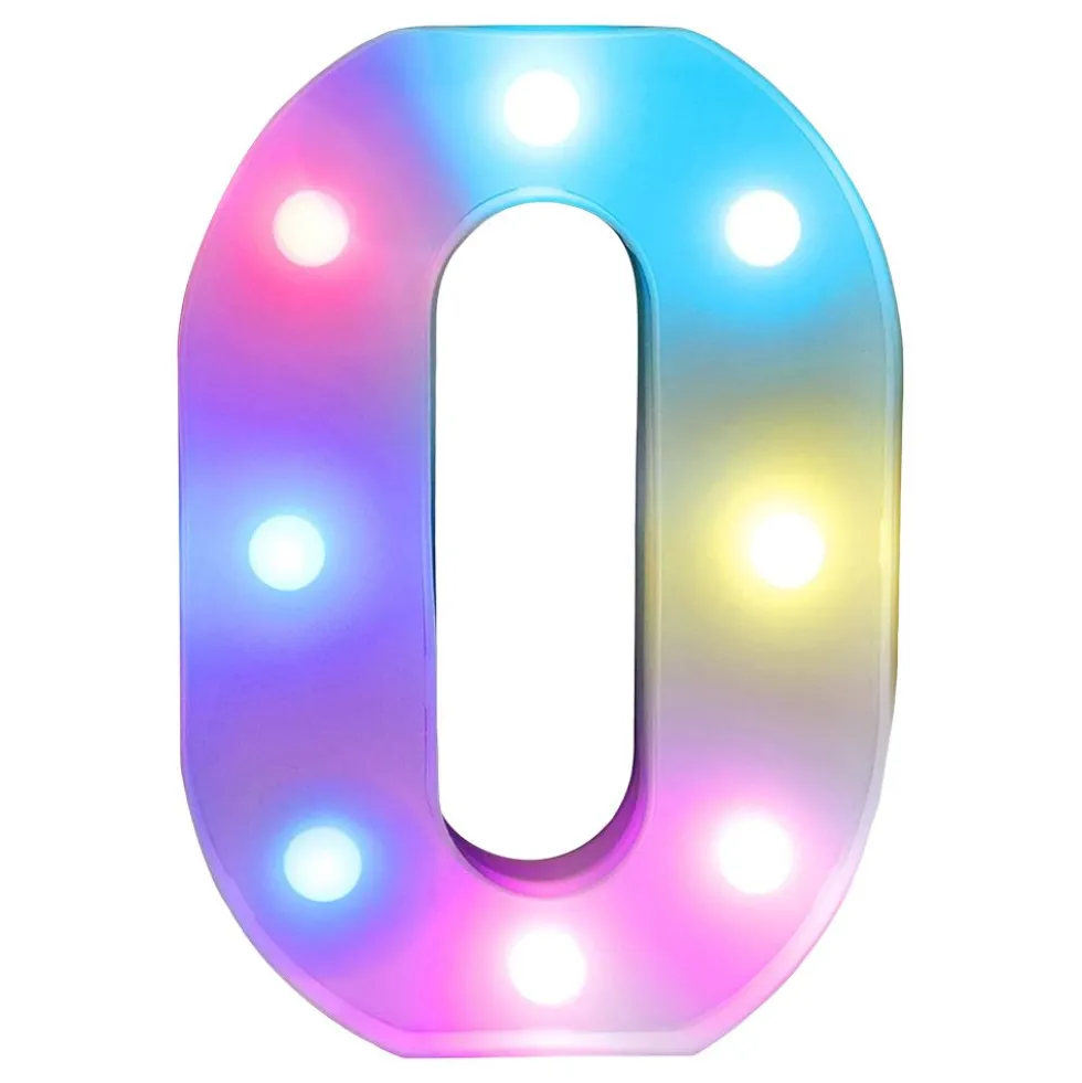 Tal RGB med LED-belysning